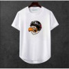 Erkek Ön Baskili T-shirt Plus Model